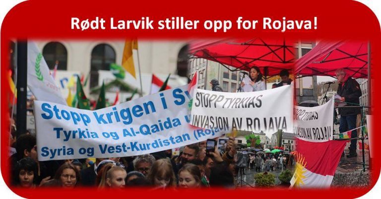 Read more about the article Rødt Larvik stiller opp for Rojava!